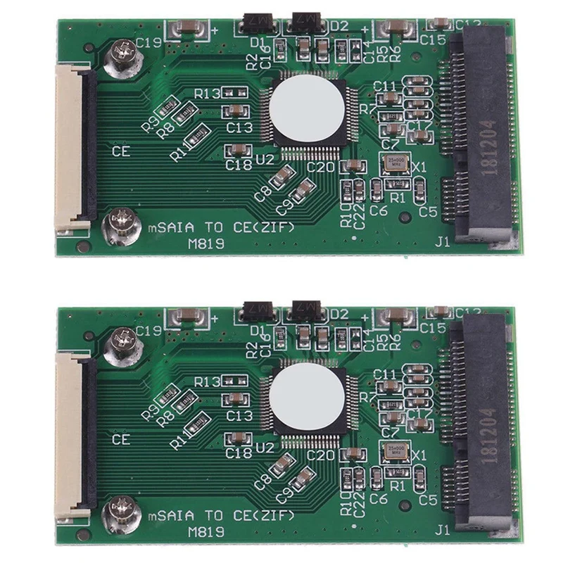 

2X Mini Msata Pci-E 1,8 дюйма Ssd до 40 контактов Zif Ce кабель адаптер преобразователь карты