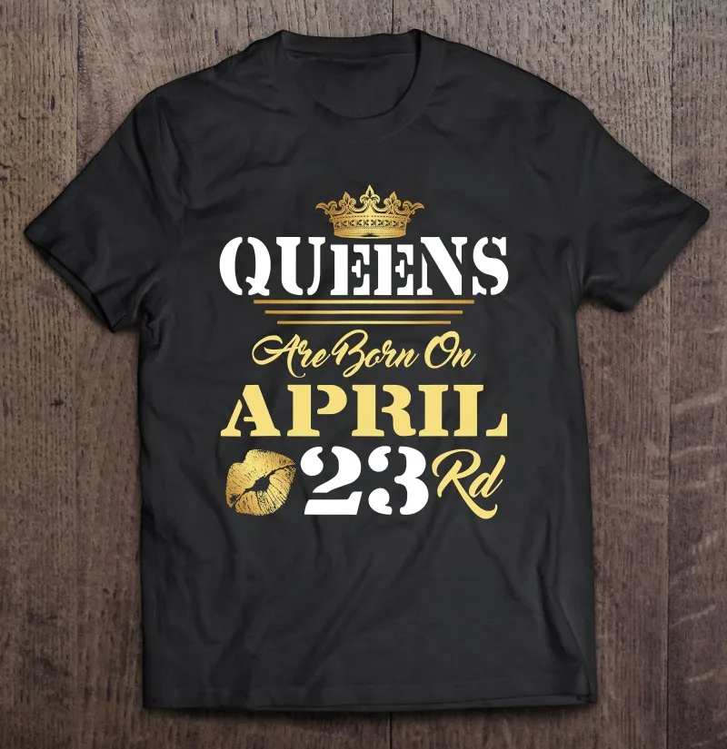 

Футболка Мужская/женская с надписью «Queen Are Born» 23 апреля