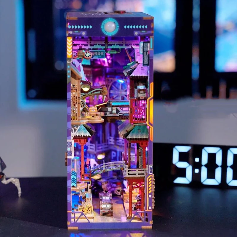 Набор подставок для книжной полки сделай сам деревянная миниатюрная модель в