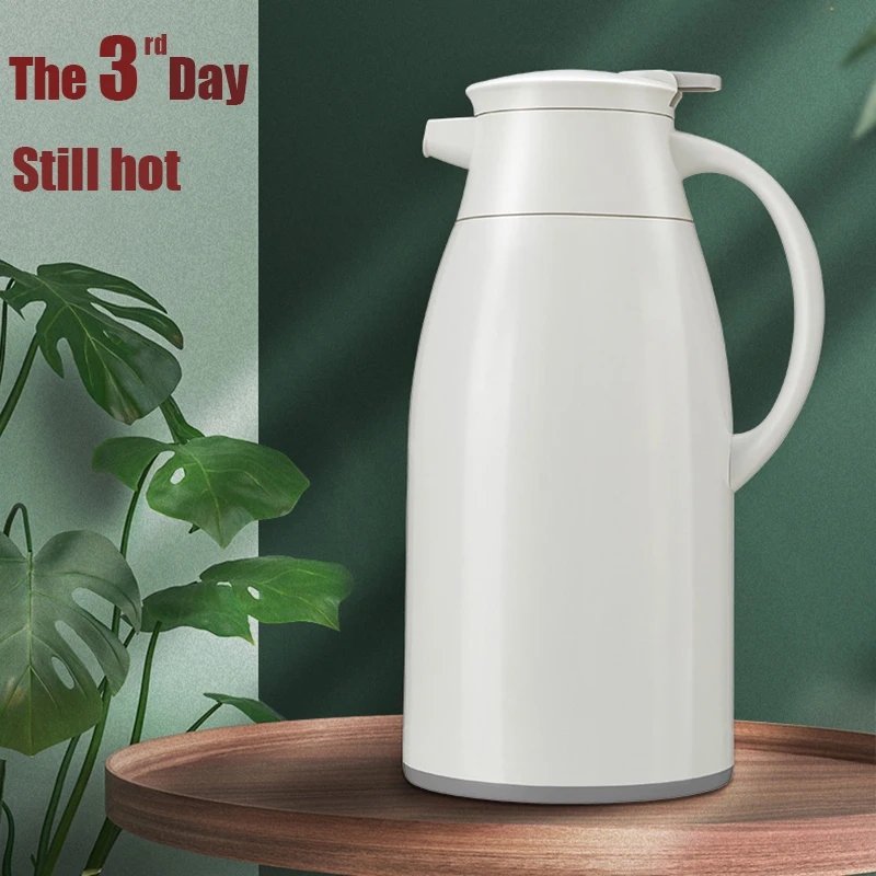 

Large Capacity Thermal Insulation Pot Warmer Bottle Kettle Tea Vacuum Flasks Glass Liner Household Thermos Bottle 1L/1.6L/1.9L