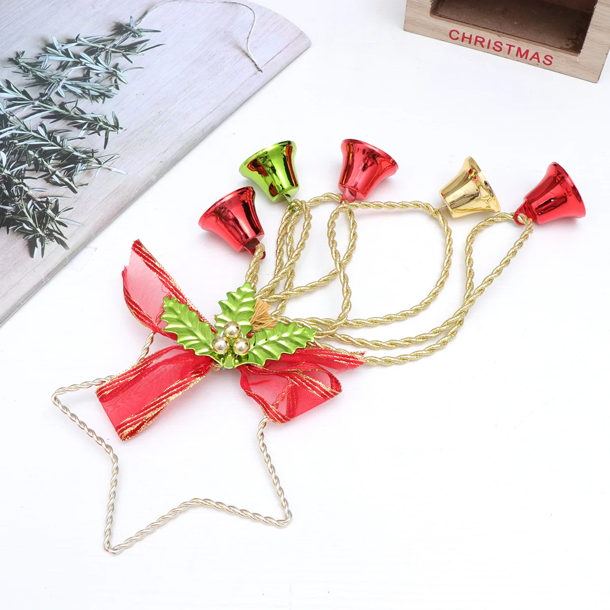 

Christmas Door Knob Bell Christmas Tree Decorations Jingle Sleigh Bell Christmas Door Knob Bell Xmas Party Decoration