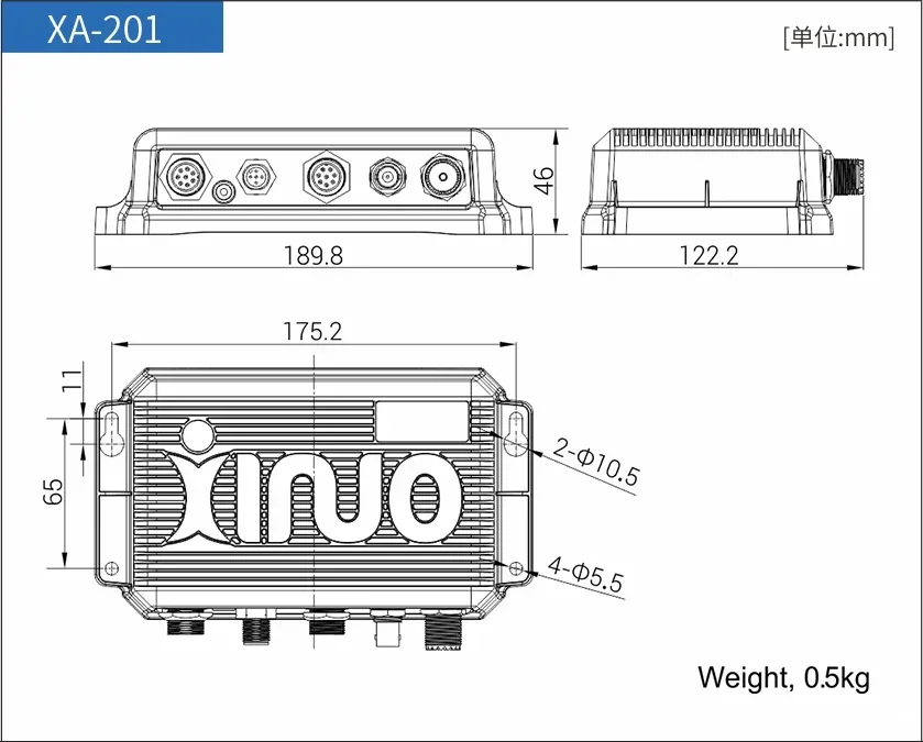 XINUO XA-201 NMEA 0183 морской корабль транспондерный трансивер AIS приемник класса B