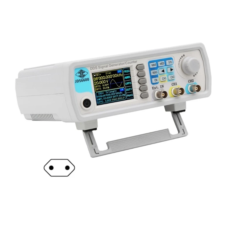 JDS6600 Signal Generator Double Channel Frequency Meter High Precisions DDS Signal Generator Counter Simple Operation