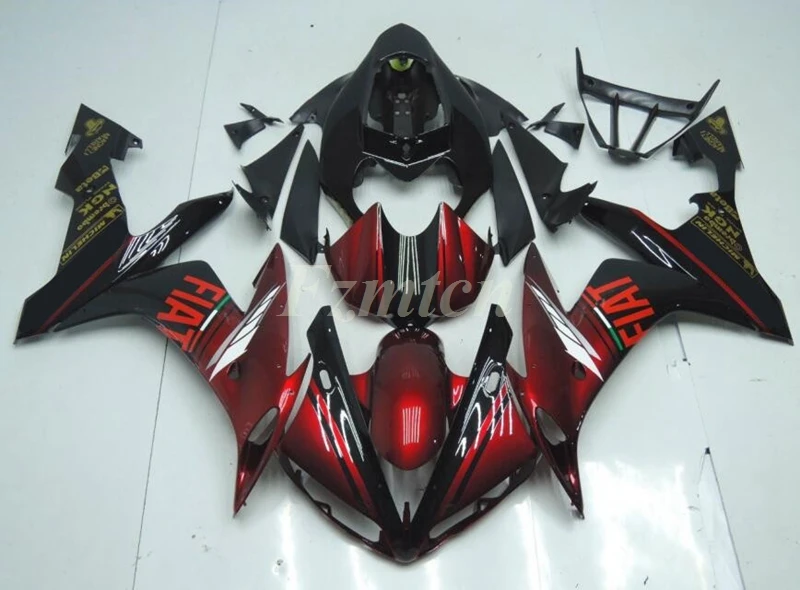 

Injection Mold New ABS Fairings Kit Fit for YAMAHA YZF-R1 2007 2008 07 08 R1 Bodywork Set Red Black Custom