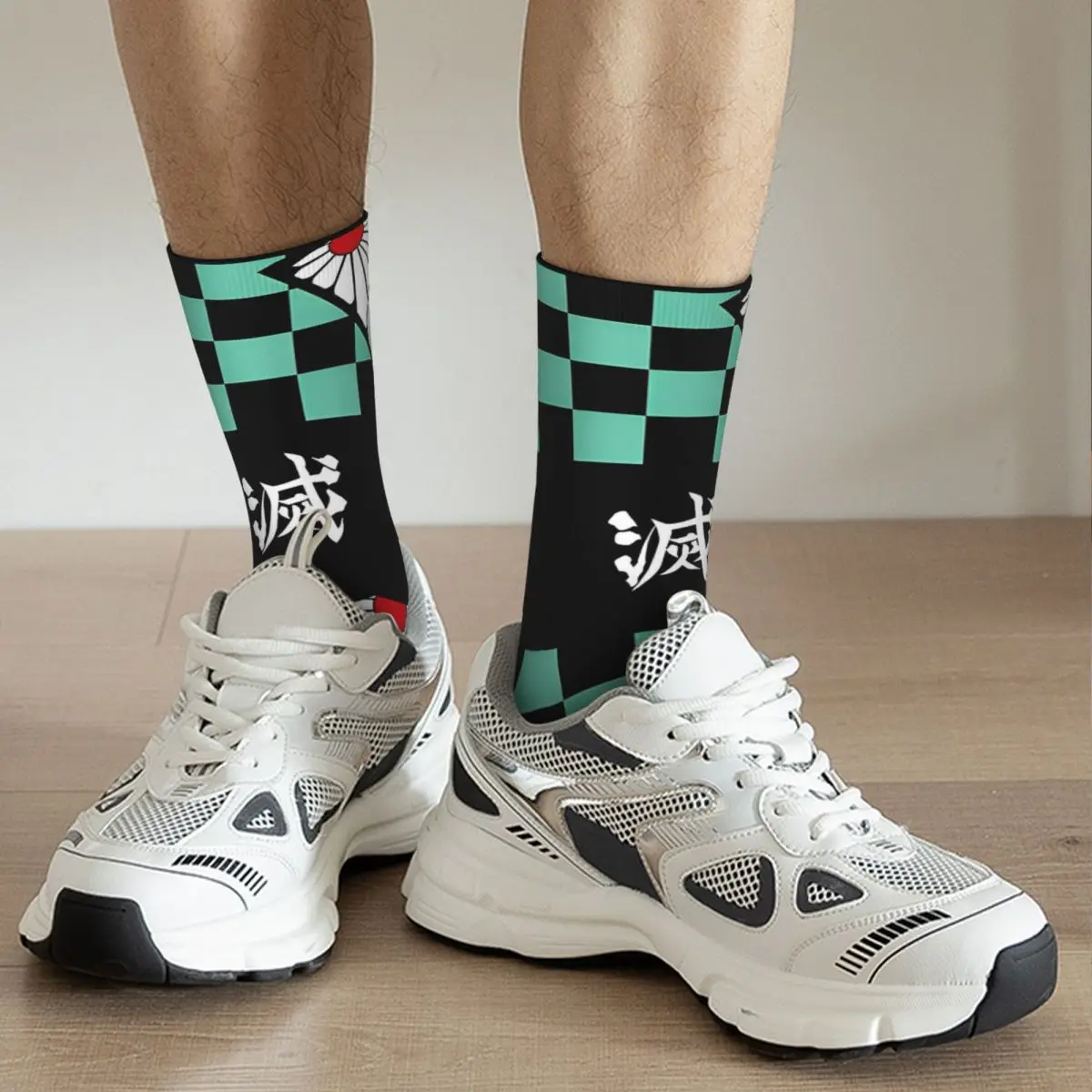 Повседневные спортивные носки Demon Tanjiro Kamado носки-лодочки K-Kimetsu из аниме