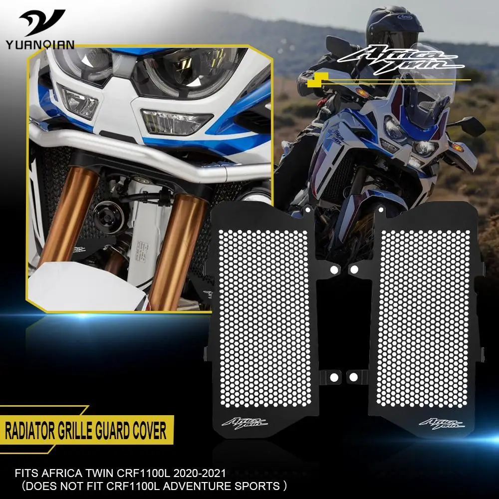 

Motorcycle Accessories For HONDA Africa Twin CRF1100L 2020 2021 Radiator Grille Guard Cover Water Tank Net AfricaTwinCRF1100L