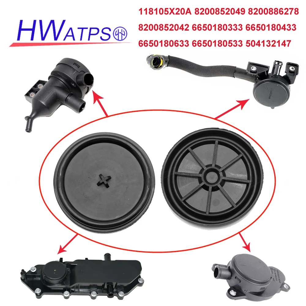 

1/5/10 Pcs PCV Valve Cover Membrane For Ssangyong Rexton Iveco Daily Bus 118105X20A 8200852049 8200886278 8200852042 6650180333