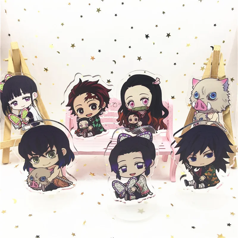

Anime Demon Slayer Kimetsu No Yaiba Acrylic Stand Desk Decoration Action Figures Model Plate for Fans Colection Gift