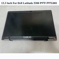13 3 for dell latitude 5300 p97f p97f001 lcd screen assembly wxgahd replacement complete upper part display non touch