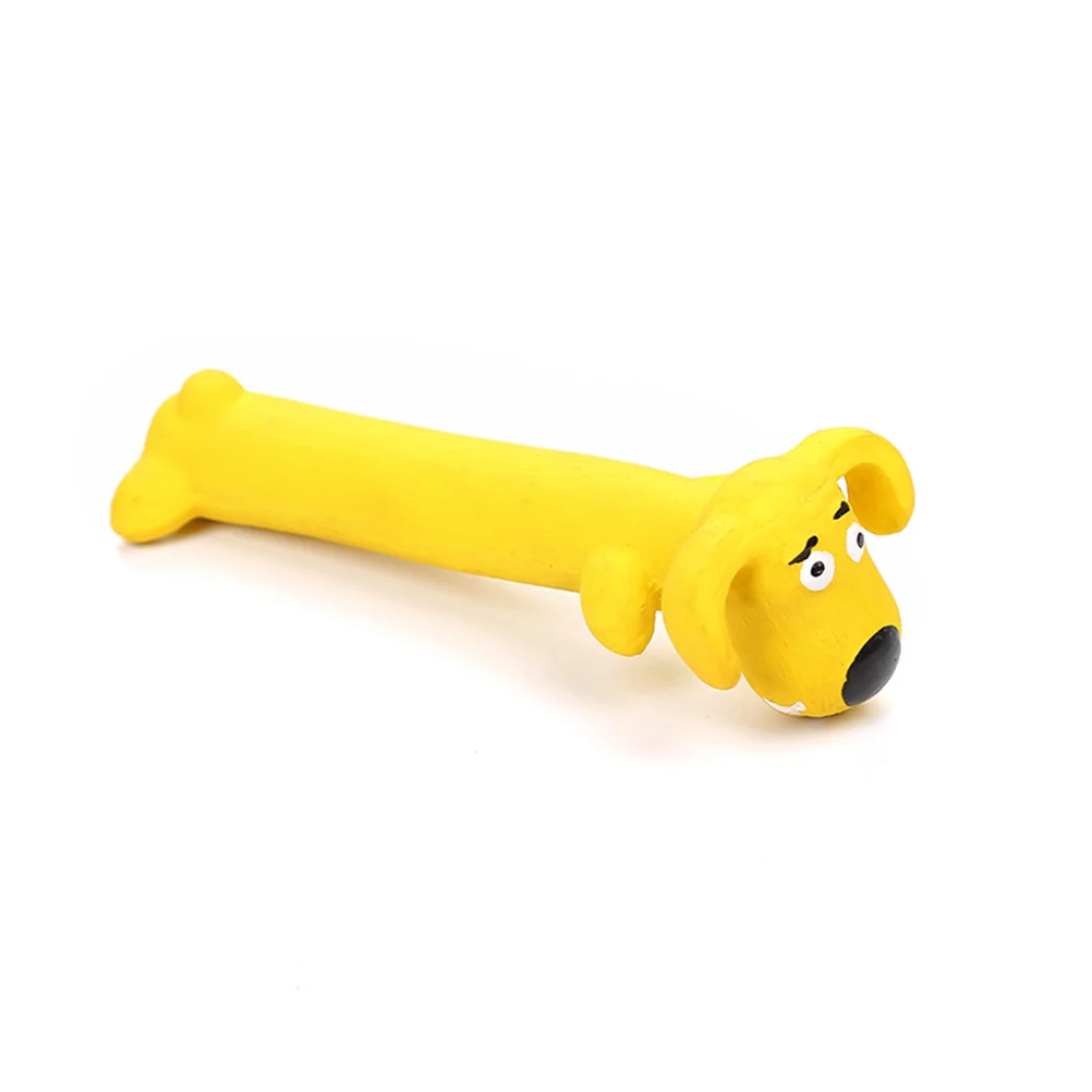 

Toy Dog Toys Chew Puppy Teething Pet Cleaning Molar Tooth Bone Squeaky Interactive Dogs Rubber Indestructiboe Sound