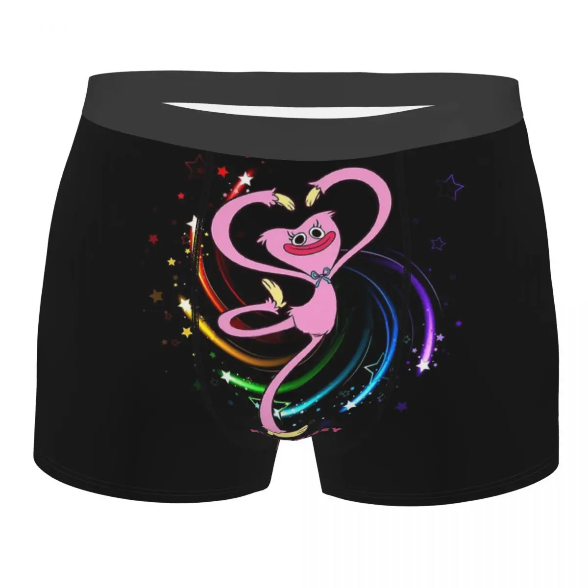 

Huggy Wuggy Horror Game Kissy Missy Love Stars Underpants Breathbale Panties Man Underwear Comfortable Shorts Boxer Briefs