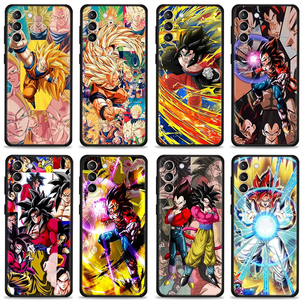 

Phone Case For Samsung Galaxy S22 S21 S20 Ultra FE S10 S9 Plus S10e S8 Note 20Ultra 10Plus Mobilephone Cover DBZ Super saiyan 4