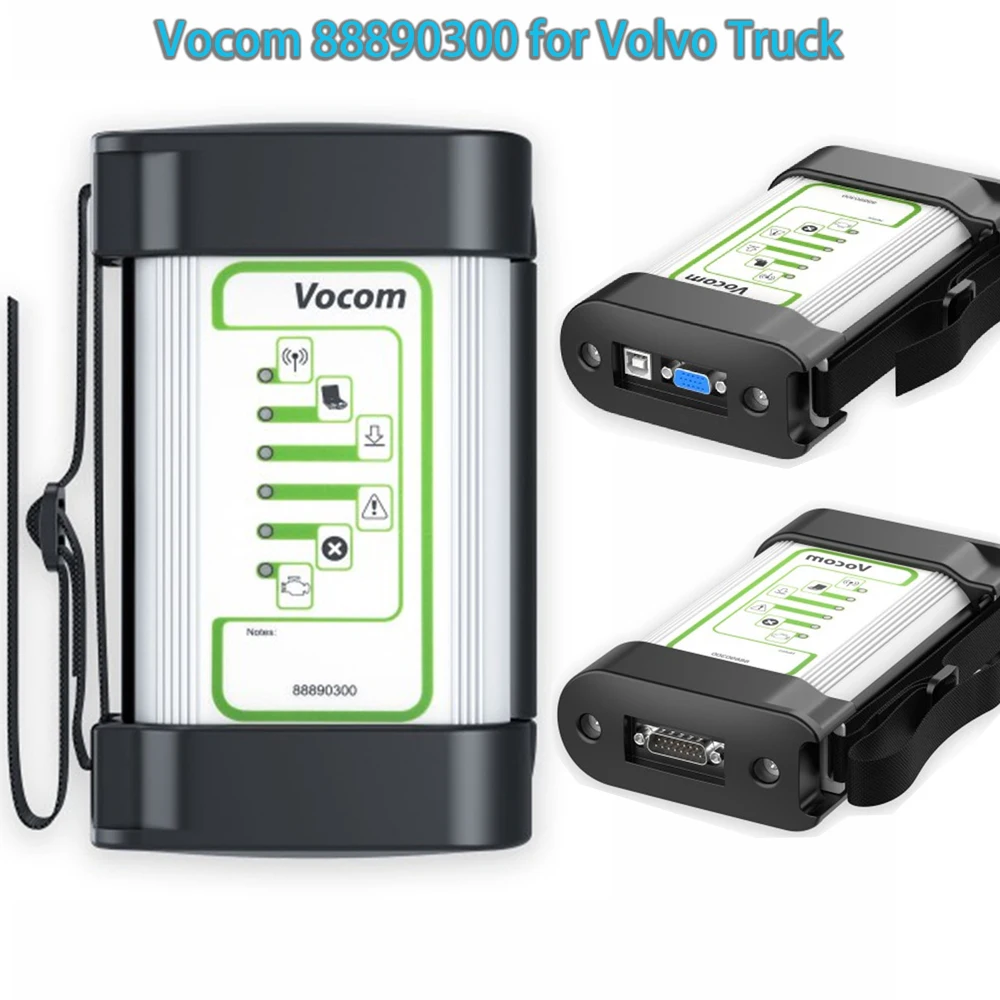 

ECUTOOL for Vocom 88890300 V2.8/V2.8.15 SSD Truck Diagnostic Tool For Volvo/UD/Mack/Renaul With Square Interface