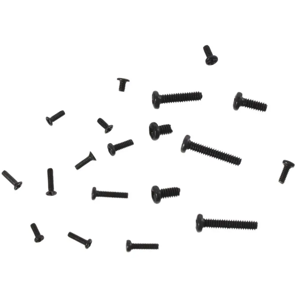 Маленькие винты из нержавеющей стали M1.2 / M1.4/M2.0 черные мини-винты в ассортименте