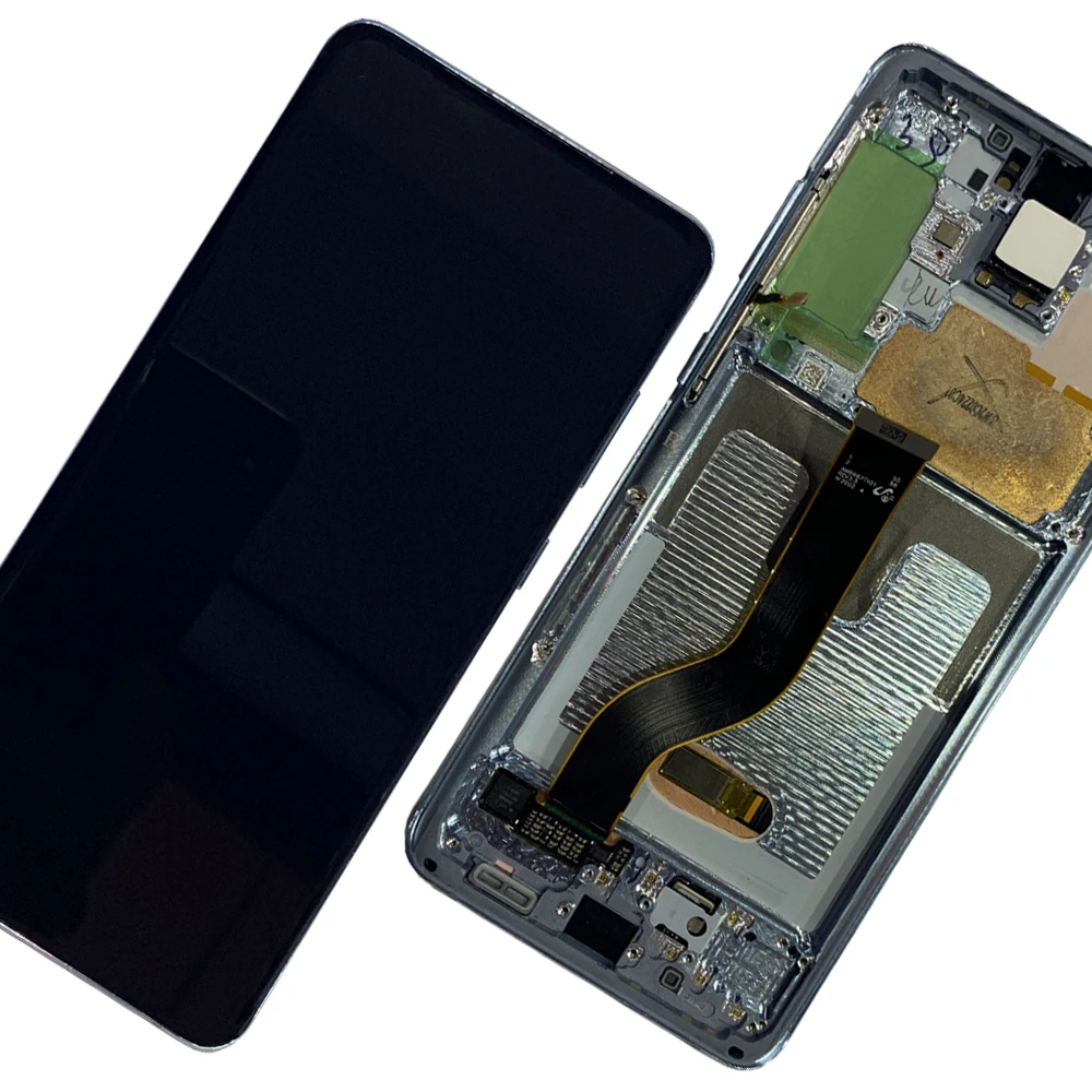 ЖК-дисплей AMOLED для Samsung Galaxy S20 Plus цифровой преобразователь сенсорного ЖК-экрана в