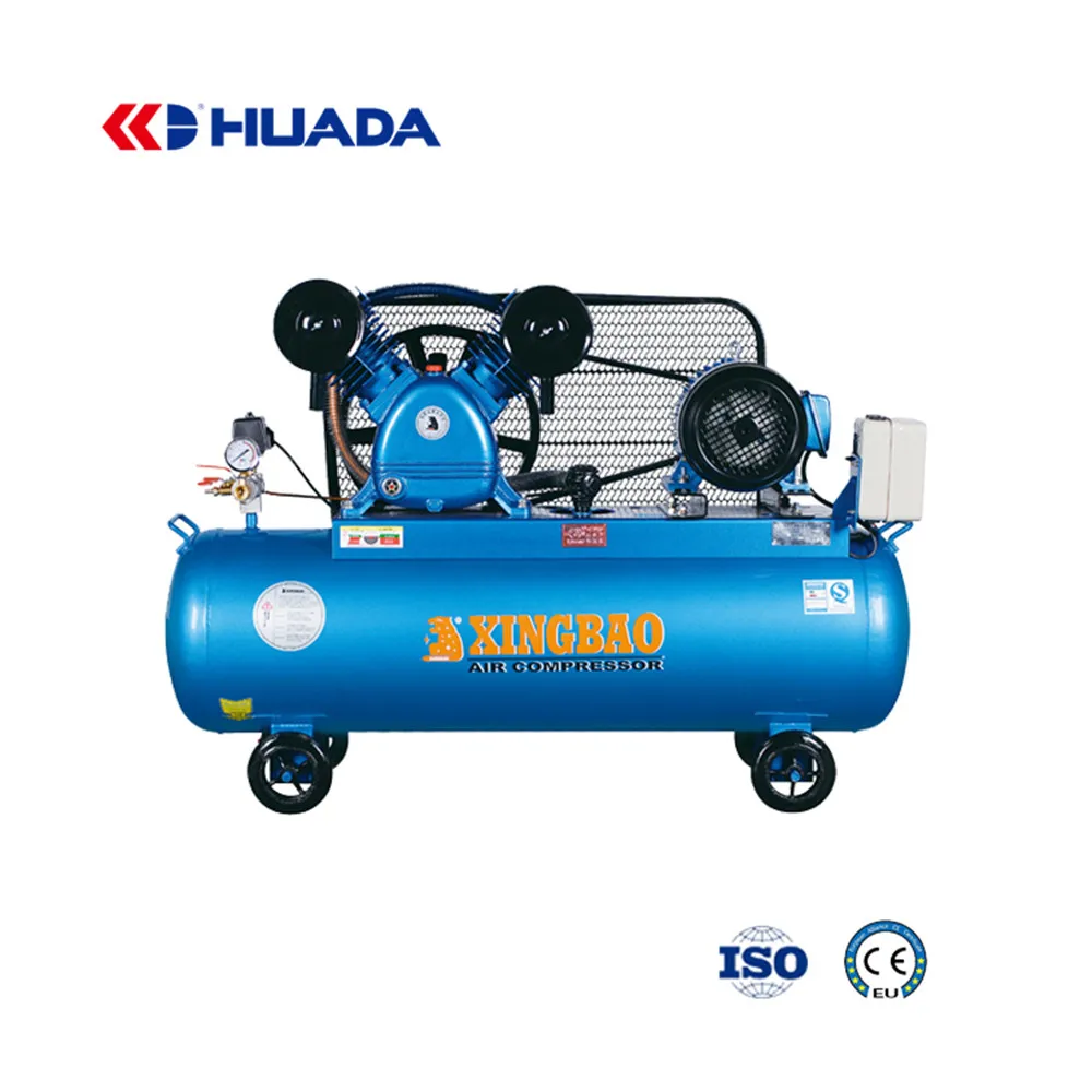 

4kw power 120L 5.5 hp portable belt driven convenient piston air compressor