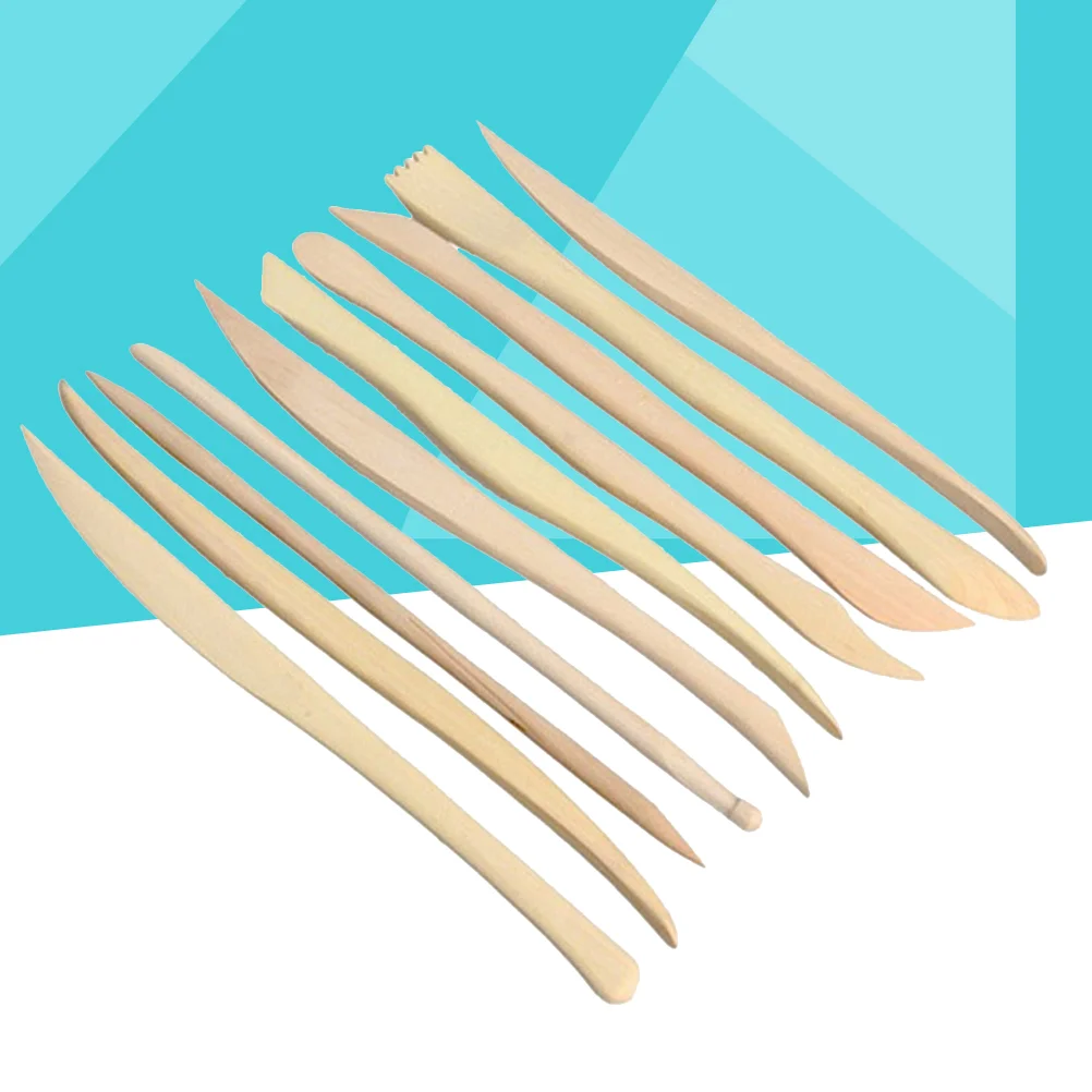 

10pcs Soap Carving Tools Pottery Carving Tools Wooden Pottery Tools Wooden Carving Kit Ceramic Carving Tools
