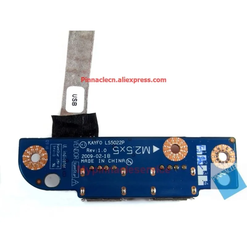 LS-5022P USB плата для шлюза NV73 Packard Bell Easynote LJ61 LJ65 LJ67 LJ71