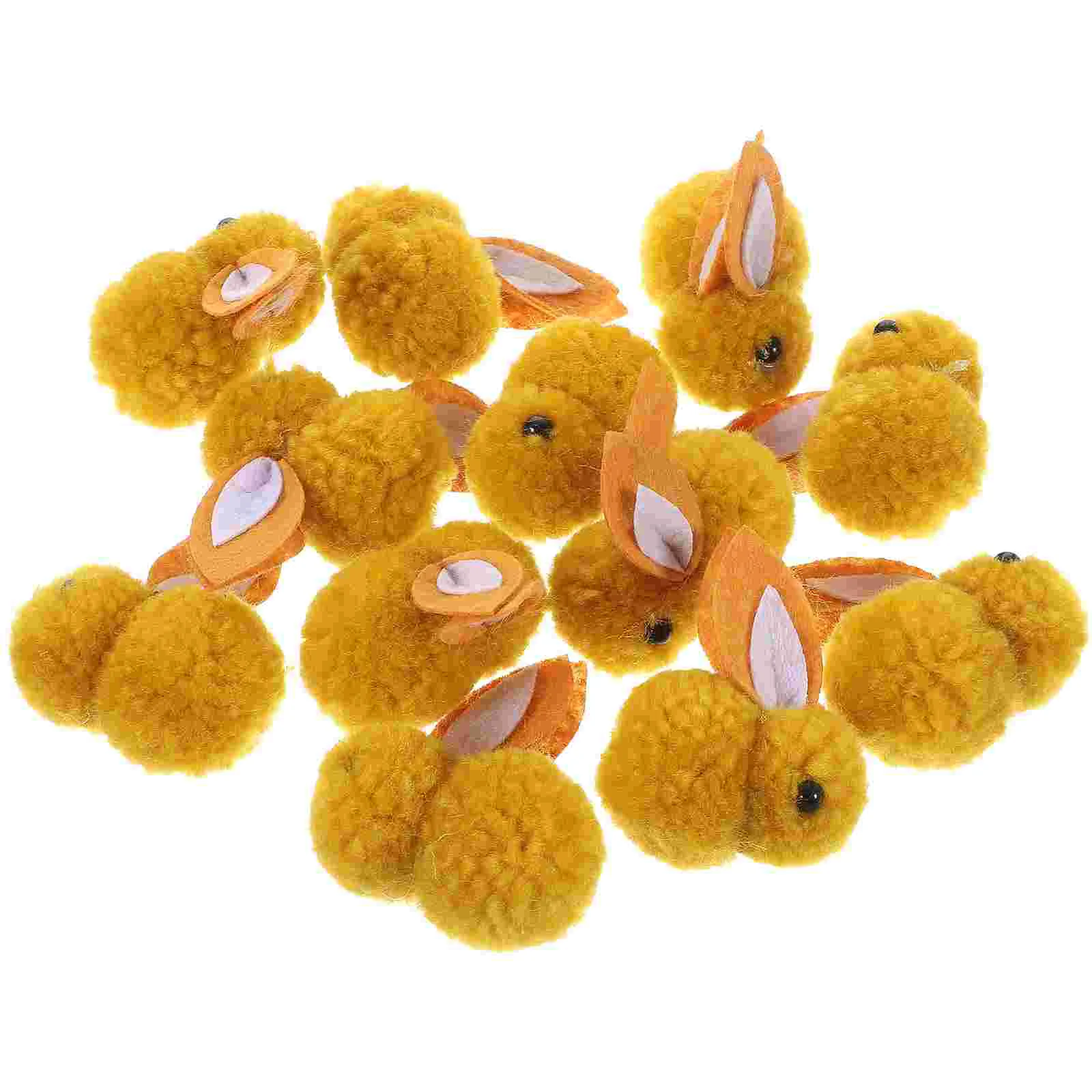 

12 Pcs Plush Bunny Lovely Ornament Tiny Small Christmas Tree Decorations Bags Rabbit Toy Stuffed