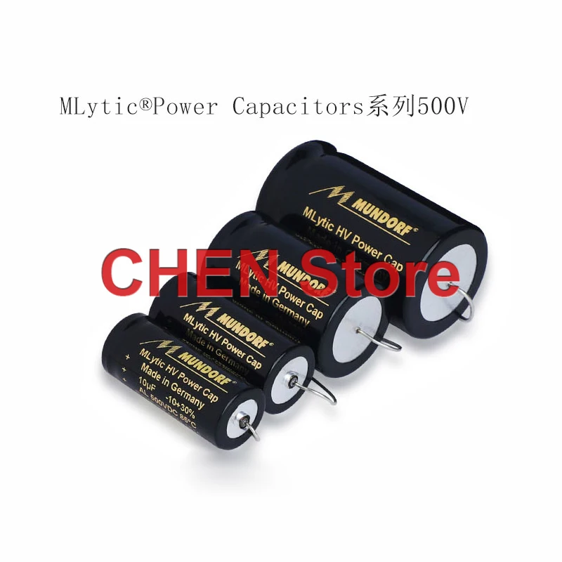 Новые конденсаторы питания 10 мкФ 22 мкФ 33 мкФ 47 мкФ 100UF500V Mlytic HV, трубчатый усилитель фильтра, конденсатор, 2 шт.