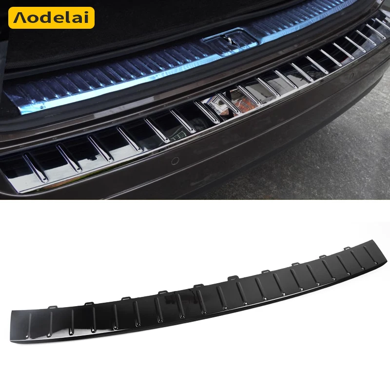 

Для 2011-2018 VW touareg ABS хромированный порог багажника, защита заднего бампера, автомобильные аксессуары