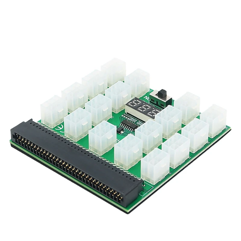 

Upgrade Version ATX 17X6pin Power Supply Breakout Board Adapter Converter 12V 2000W For FUJITSU DPS-800GB ETH/BTC Mining