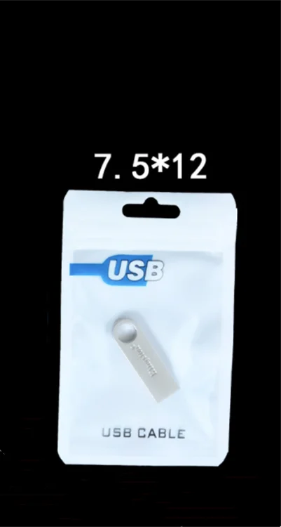

500 шт. пластиковых кабельных пакетов Ziplock леоtrusting для USB-кабелей