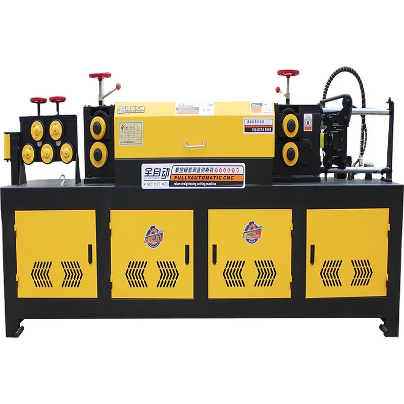 

Factory Wholesale Rebar Straightener and Cutter Machinery Steel Round Bar Cutting Machine for Sale