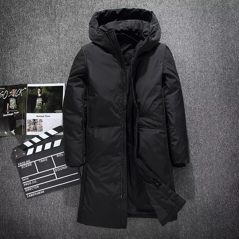 New2022 Long warm winter Jacket Men's waterproof clothing male cotton autumn coat quality white duck down Parkas men Overcoa