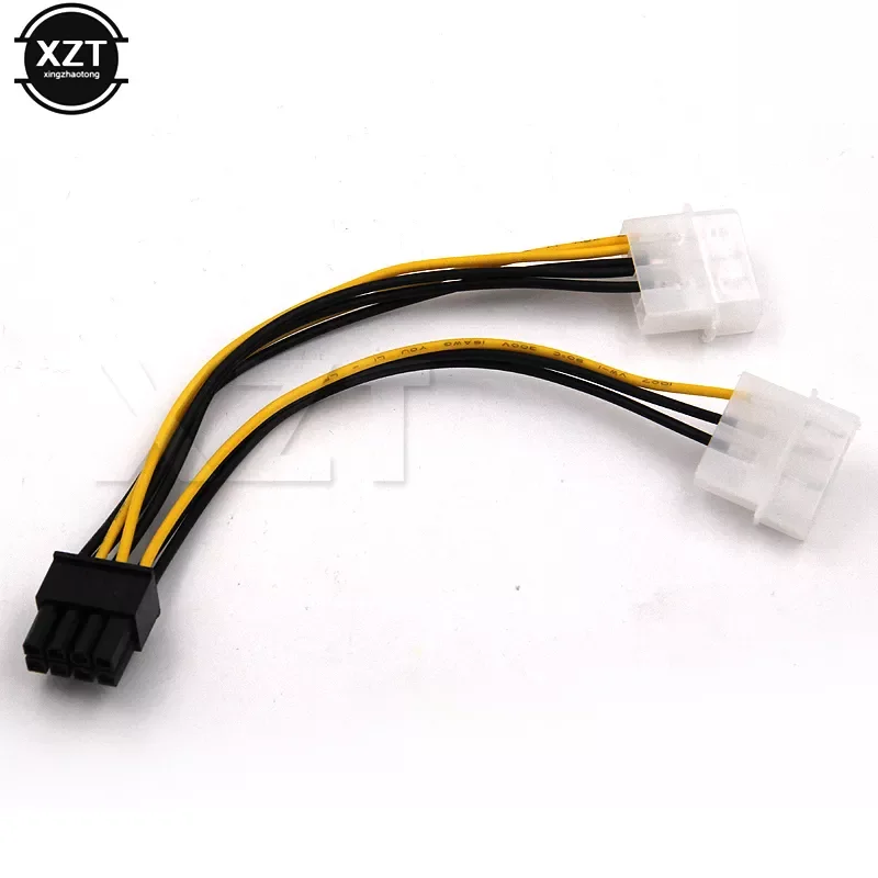 

Кабель питания IDE Dual 4pin Molex IDE папа-6 Pin мама PCI-E Y Molex IDE, адаптер для видеокарт