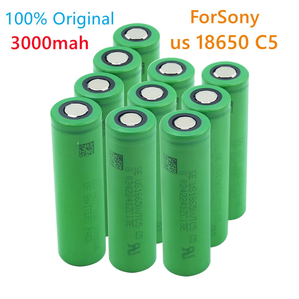 

100% Original US18650 VTC5 Li-ion rechargeable 18650 battery for VTC5 30A 3000mah ForSony toys tools flashlight+free shipping