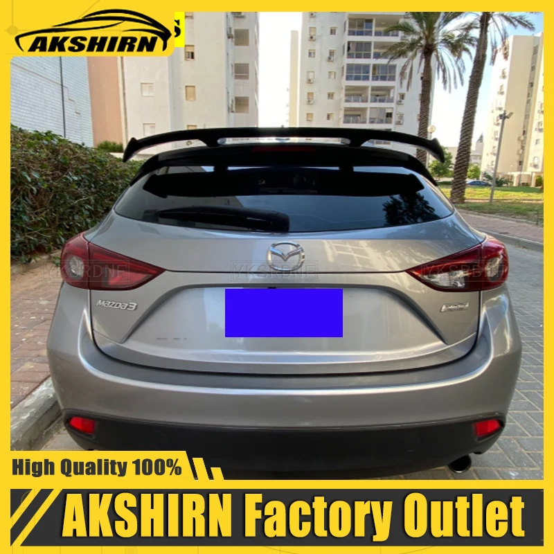 

Автомобильный Стайлинг ABS пластик и искусственное углеродное волокно Неокрашенный праймер задний спойлер для MAZDA CX-5 CX5 2011- 2017