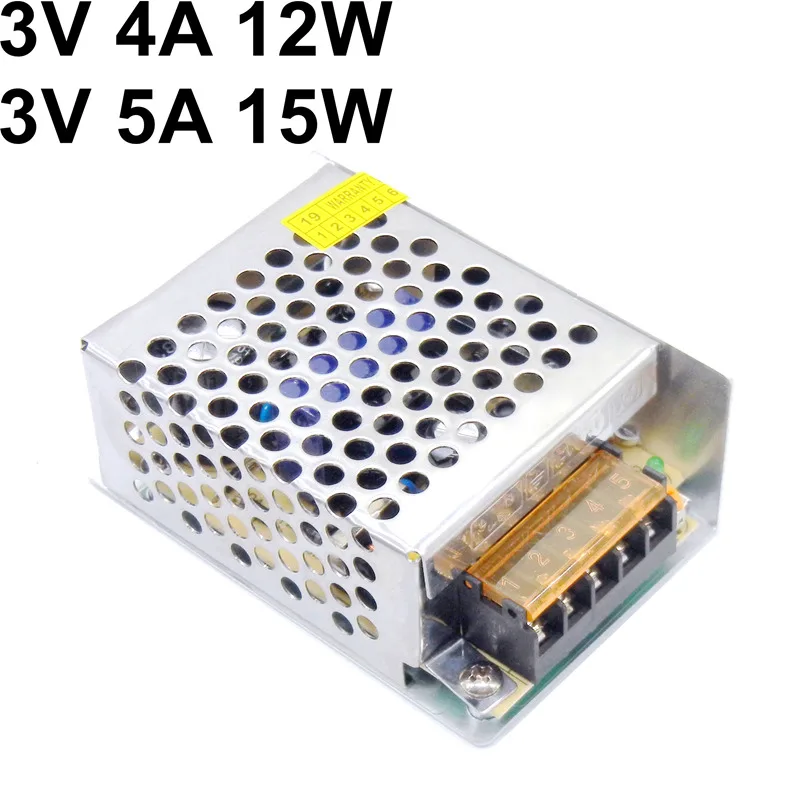 3 в, 4A, 5a, регулируемая фотография, 12 Вт, 15 Вт, трансформатор постоянного тока, 100-240 В переменного тока, входная фотография, для ЧПУ, CC, TV, 3D принтера