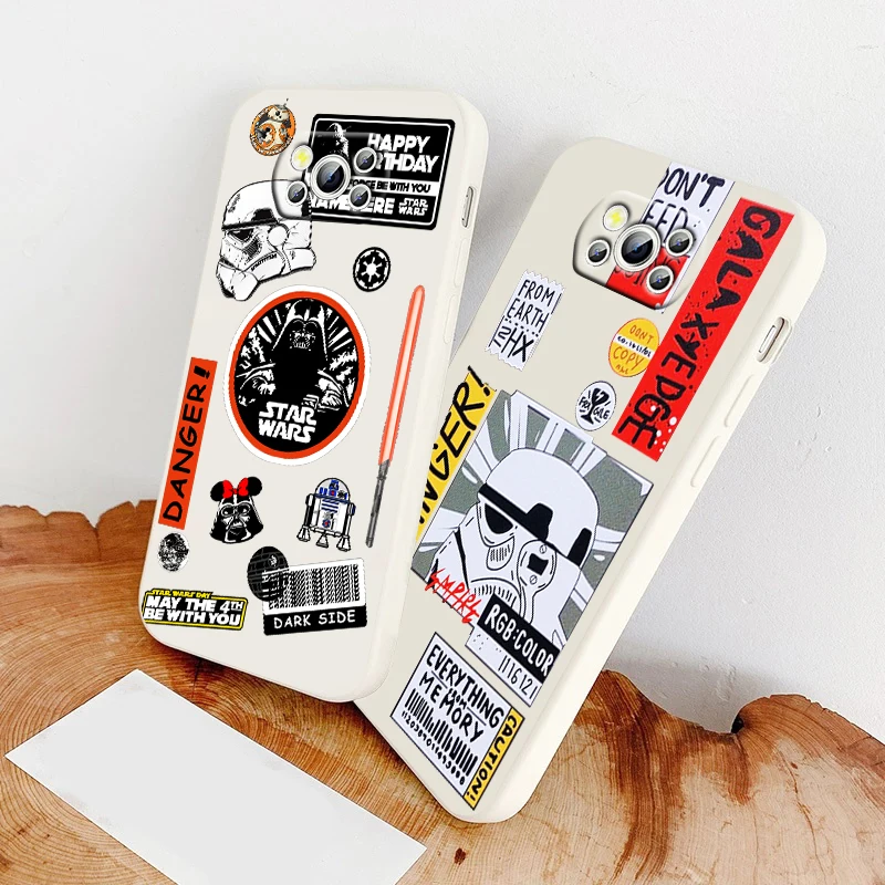 

Cool Star Wars Jedi Knight Phone Case For Xiaomi Mi Poco X4 X3 C40 C31 C3 M4 M3 F4 F3 GT Pro NFC 5G Soft TPU Liquid Rope Cover