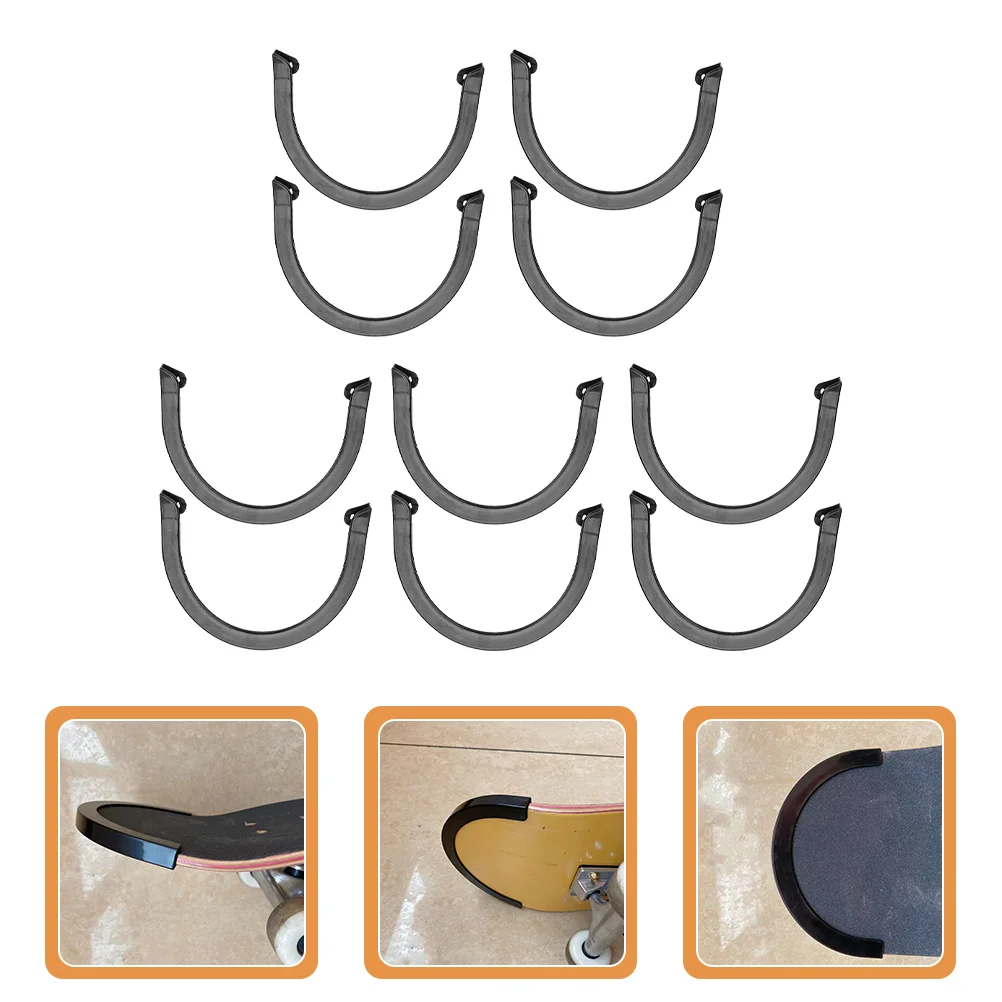 

Skateboard Deck Protector Longboard Strip Protection Guard Bumper Guards Cover Tail Edges Nose Anti Collision Shaped U