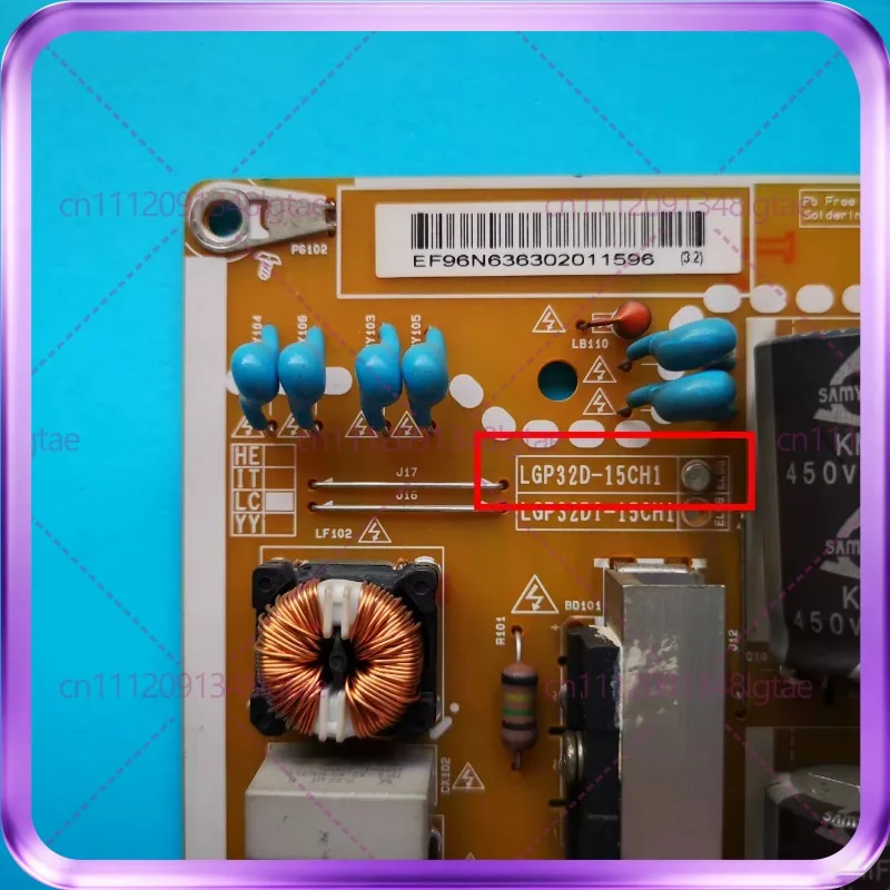Фото Плата питания для телевизора LG 43LF5900-CA EAX66171501 (2.1) LGP32D-15CH1 №3