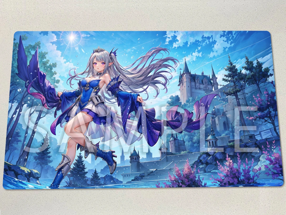 YuGiOh Tearlaments Scheiren игровой коврик TCG геймпад настольная игра дуэль торговая карта