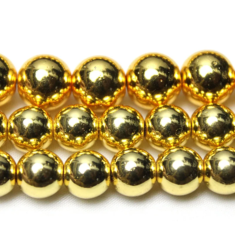 Рисунок 2 - Круглые бусины-разделители из гематита