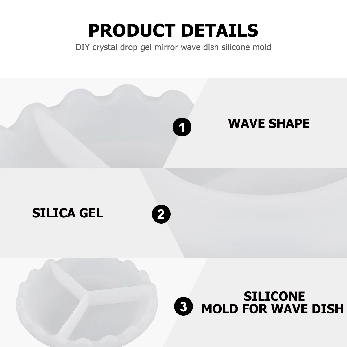 Круглая трафаретная тарелка силиконовая форма зеркальная кристаллическая