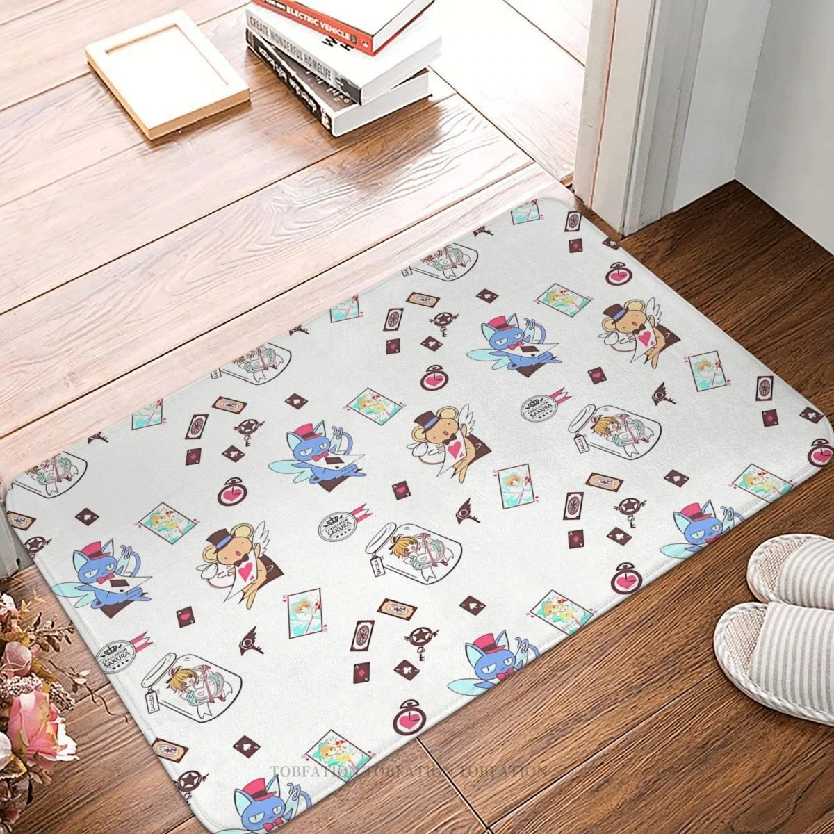 

Comic Card Captor Sakura Non-slip Doormat In Wonderland Bath Kitchen Mat Outdoor Carpet Indoor Modern Decor