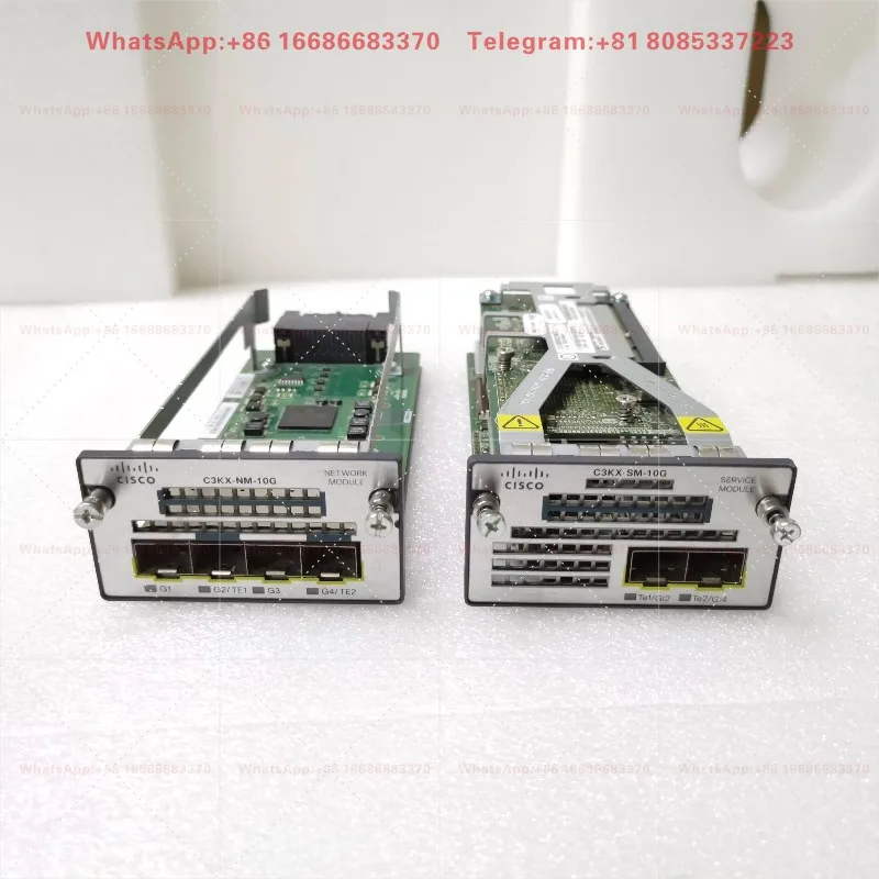 Фото Коммутатор Cisco C3KX-NM-10G с 2 портами 10 Gigabit для серий WS-C3560X и 3750X, C3KX-SM-10G №4