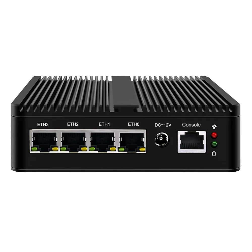 Мини-роутер без вентилятора Celeron N5105 Четырехъядерный 4 * Intel I225 2 5 GbE Nics DDR4 NVMe