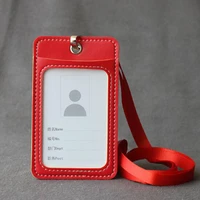 1 pcs work card with lanyard holder id work card bus card holder case identity business credit card holder badge bag waterproof