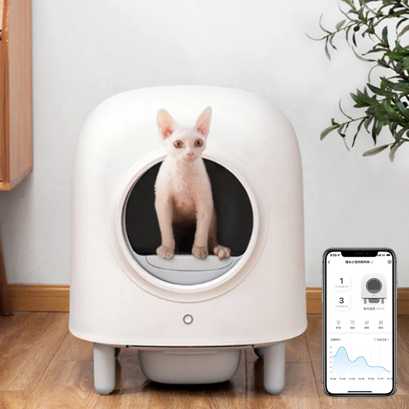 

Лоток для кошачьего туалета с дистанционным управлением, 2,4 г, Wi-Fi