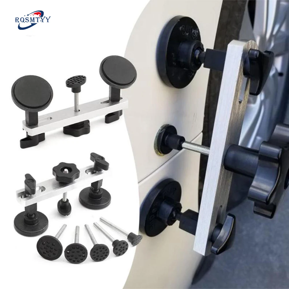 

Набор ручных инструментов для ремонта вмятин без покраски автомобиля, инструмент для ремонта кузова автомобиля с мостом для удаления вмяти...