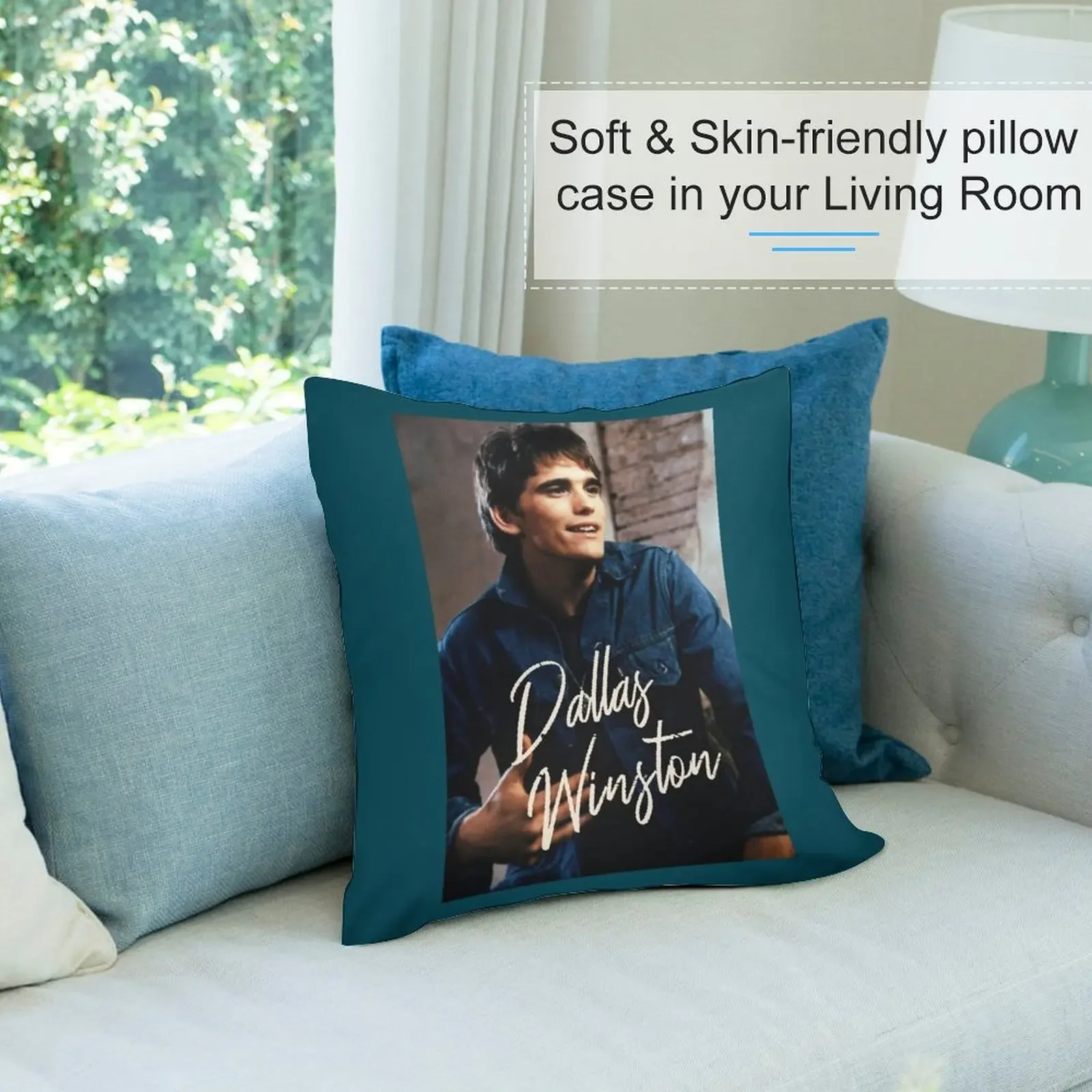 Dallas Winston The Outsiders 80s фильм пледы подушка чехол для дивана рождественские