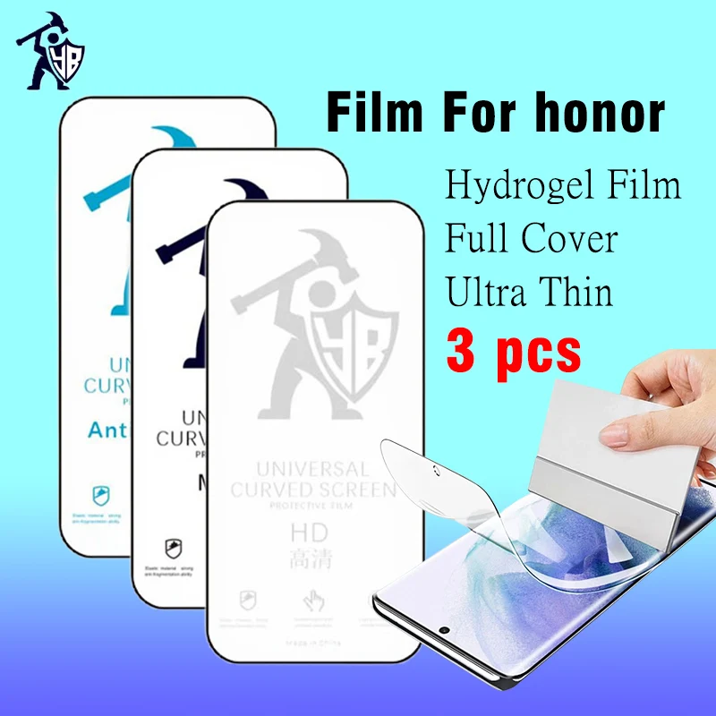 

3 шт., Защитная пленка для Honor X7/X8/X9/X30/Magic 3/4
