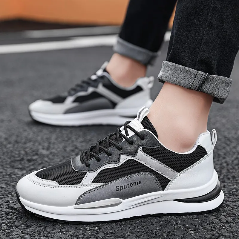 

Кроссовки мужские дышащие, теннисная платформа, повседневные люксовые спортивные кеды, лето 2023