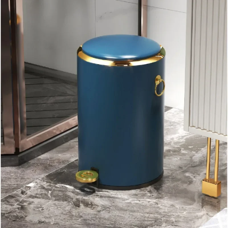 Мусорная корзина в европейском стиле для отходов с крышкой закрытого мешка
