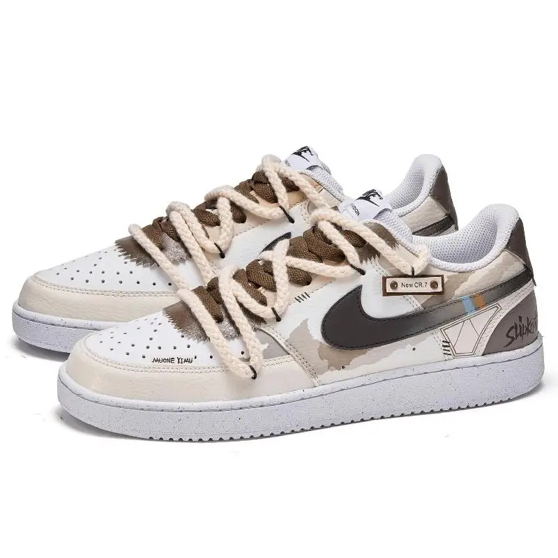 【Настроить】Nike Court Vision 1 обувь для скейтбординга мужские кроссовки DH2987-101